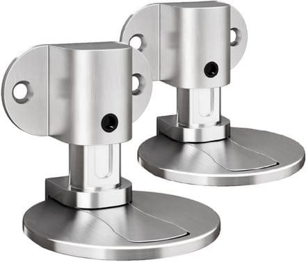 Dailygoods- Deurstopper Verstelbaar - Magnetische Deurstopper - Deurstoppers voor Binnen - Onzichtbare Deurstopper - Vloerbeugel - Roestvrij Staal - Deurbuffer