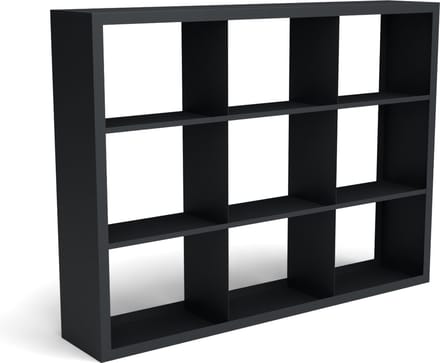 Beltza zwarte houtopslag onderverdeling 9 vakken 2000x385x1500 mm