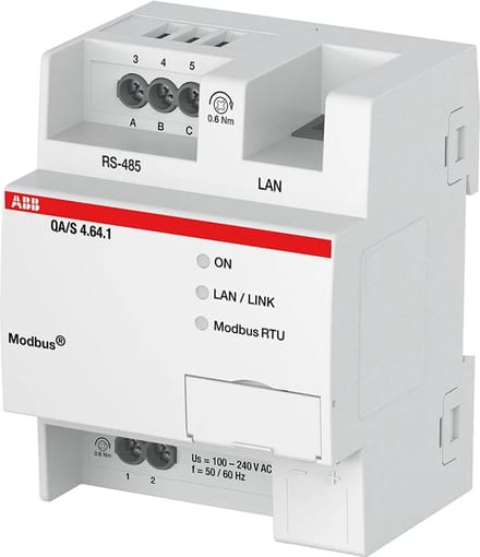 ABB Energiedata-gateway System pro M compact QA/S4.64.1 Energy Analyzer Modbus 64