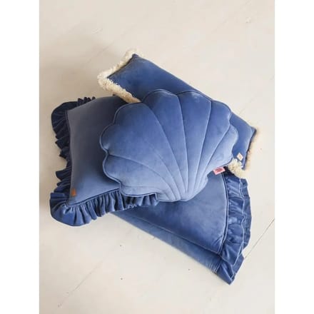 Fluwelen kussen Moi Mili Sapphire