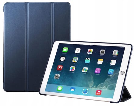 EtuiTab - iPad 9.7 Smart Case - Donkerblauw - Ultra Dun - PU Leer