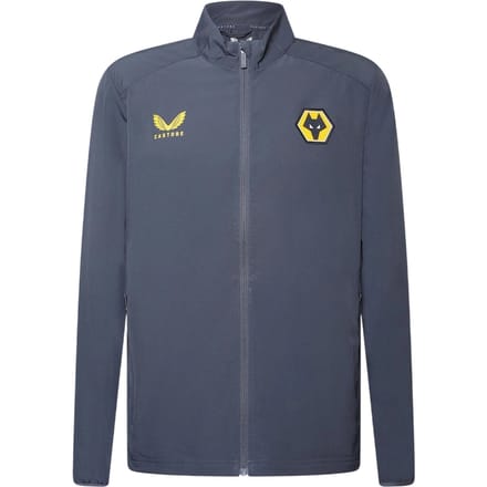 Castore Wolverhampton Wanderers FC-voetbaljas voor heren (Ebbenhout)