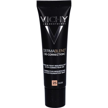 Vichy Dermablend 3D correctie foundation nr25 30ml voor een vette en onzuivere huid