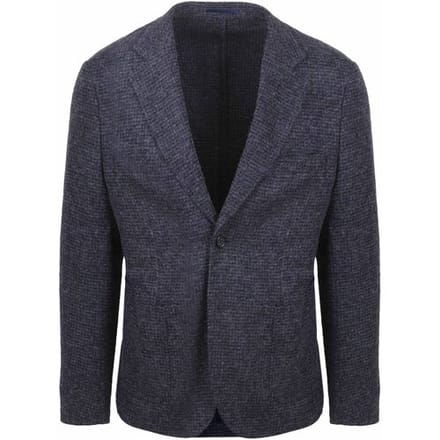 Suitable Knitted Colbert Unlined Donkerblauw (navy) - Maat 46 - Heren blazer