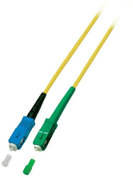 Danicom OS2 simplex glasvezel kabel SC/APC-SC 2m