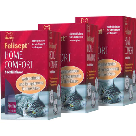 Felisept Home Comfort Set - Kalmerend voor katten - Navulflacon 3 x 45 ml
