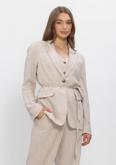MSCH Copenhagen Mschviana Ginia Blazer Blazers Dames - Beige - Maat L