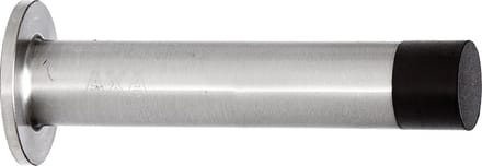 AXA Deurstopper (model WS16) Geborsteld RVS met rubber (Zwart): Wandmontage.