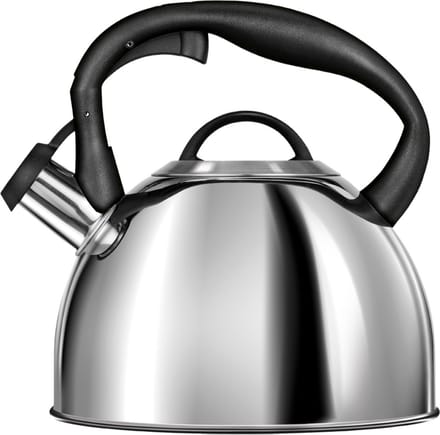 Smile - RVS Fluitketel - 3 Liter - Alle Warmtebronnen - Zilver