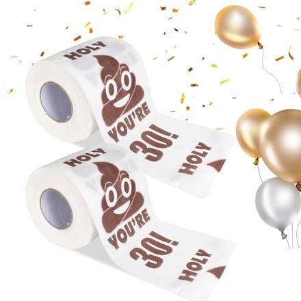 Dailygoods - Toiletpapier 30e Verjaardag - Grappig en Creatief Wc-Papier