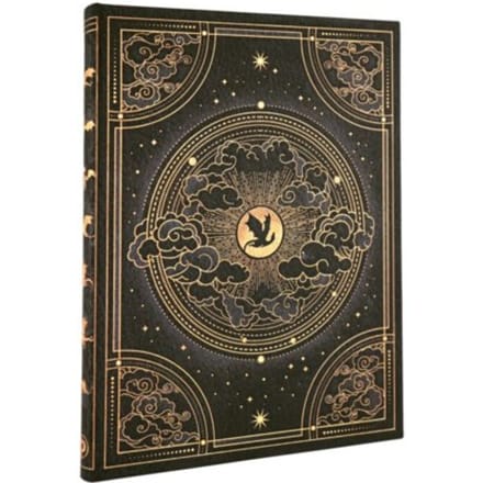 Paperblanks cahier fourth wing: shadows of navarre, hardcover, ultra, blanco