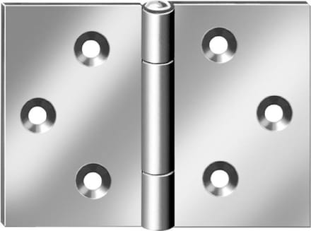 Scharnier 10504 60x90x1,5mm vp rvs a2 ( a 1 st )