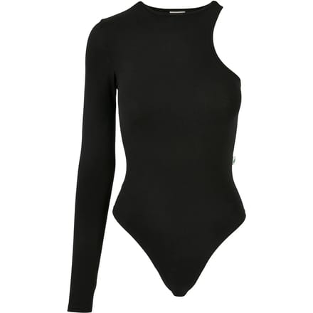 Urban Classics - Organic Stretch Asymmetric Bodysuit - XL - Zwart