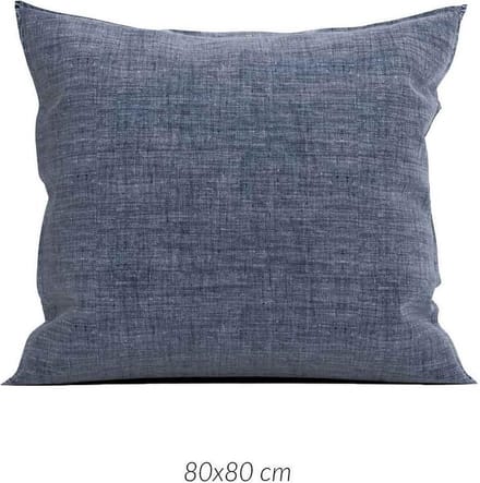 Zohome Lino Kussensloop - Blauw - 80x80cm - Blauw