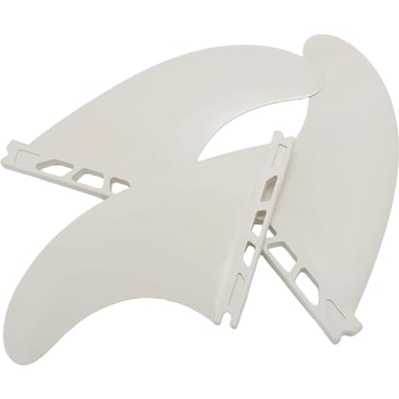 Surfboard Vinnen Set van 3 Stevig PVC Links Midden Rechts voor Longboard Shortboard Stand Up Paddle Board wit