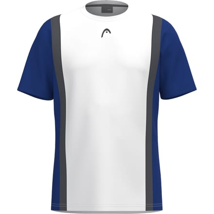 Tennisshirt HEAD Men Club 25 Tech Tee Royal White-M