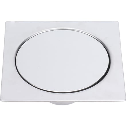 Pedale Vloerafvoer RVS 10x10cm Douche Deodorant Pop-up Vloerafvoer voor Badkamer white