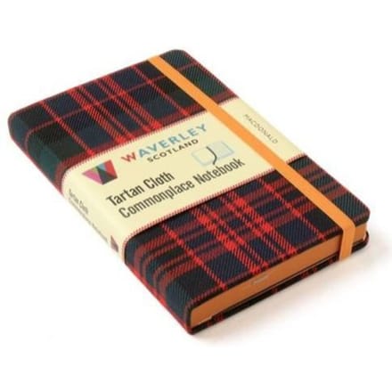 Waverley (M): Macdonald Tartan Cloth Commonplace Notebook