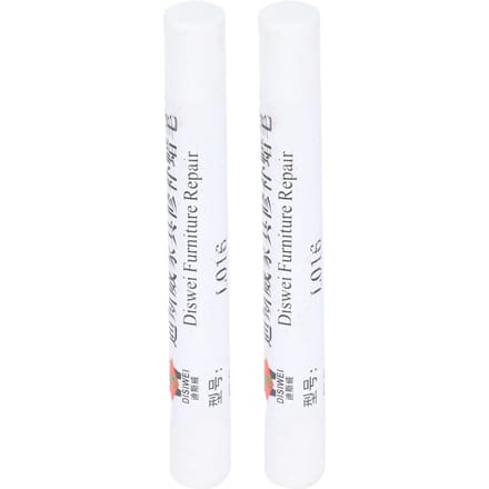 2 stuks Meubelverf Vloer Reparatie Krijt Kras Patch Verfpen Hout Composiet Reparatiemateriaal wit