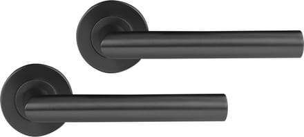 Differnz | Amsterdam deurkruk | rozet - rond | gun metal