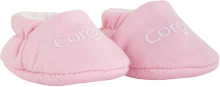 Corolle poppen pantoffels roze - Babypop accessoires 30cm.