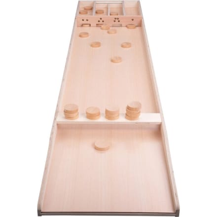 Longfield Sjoelbak Deluxe Advanced - Light Finish - 200 cm - met 30 Sjoelstenen - Wedstrijdsjoelbak - Goede Kwaliteit