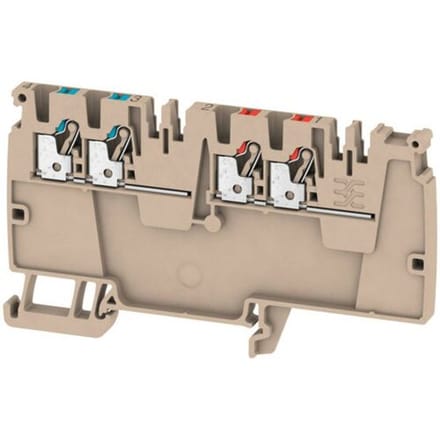 Weidmüller 1988230000 Doorgangsklem 5.1 mm Spanveer Grijs 50 stuk(s)