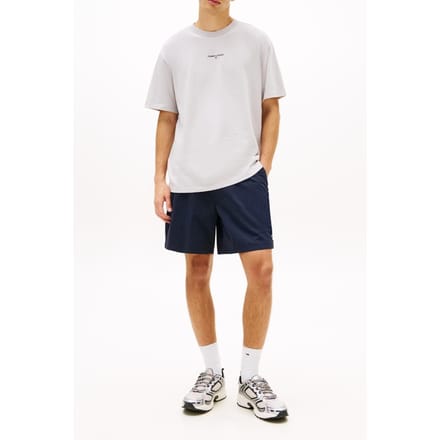 Tommy Hilfiger Tjm Relaxed Linear Logo Helium Taglia: XL | Magliette basic Outlet | Uomo