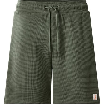 ESMARA MEN Heren sweatshorts met wafelstructuur (groen, M)