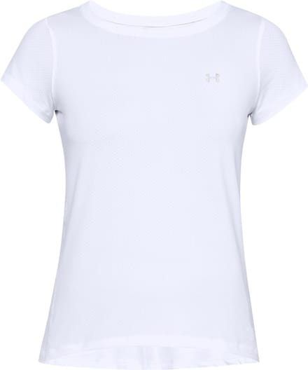 Under Armour Tech Mesh Short Sleeve Dames Sportshirt - Wit