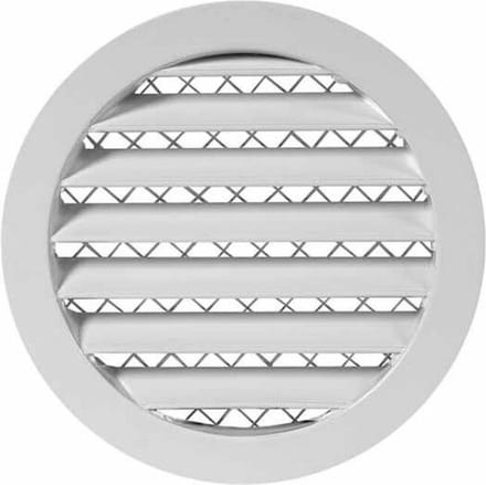 Aluminium rooster Ø160 wit - MRA160W - RAL9016