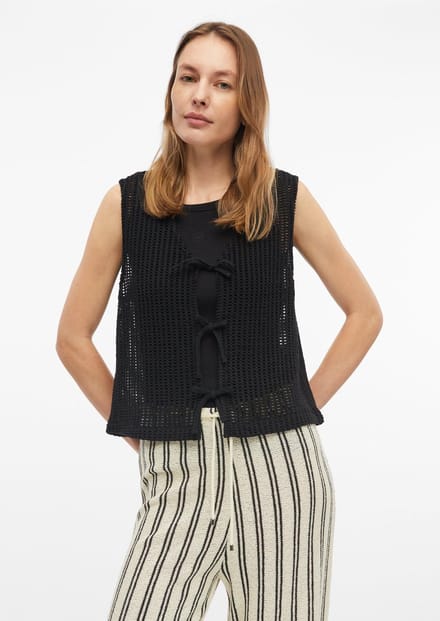 s.Oliver - female - Gehaakt kanten gilet