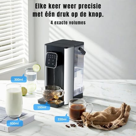 RUX® Heetwaterdispenser - Waterdispenser - Grijs - ‎24cm x 14cm x 30cm