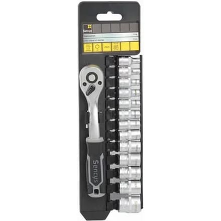 Sencys Dopsleutelset – 14 Stuks