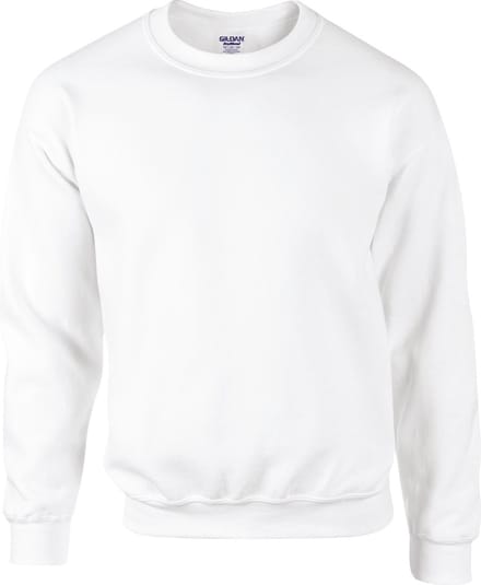 Gildan Dryblend® Adult Crewneck Sweatshirt® GI12000 - White - S