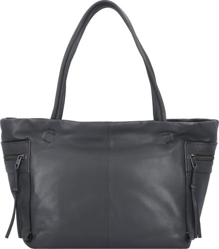LIEBESKIND BERLIN Leren Schoudertas Hera Sheep Natural Shopper Iron Donkergrijs