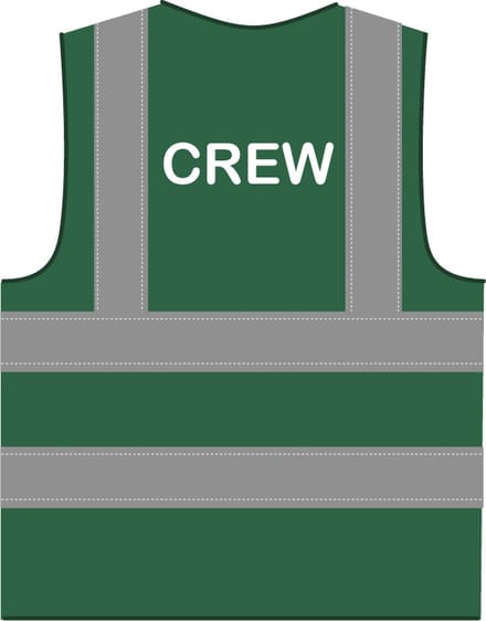 Crew hesje RWS donkergroen