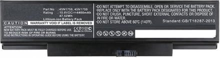CoreParts Battery - laptop battery - Li-Ion - 4400 mAh - 47.5 Wh