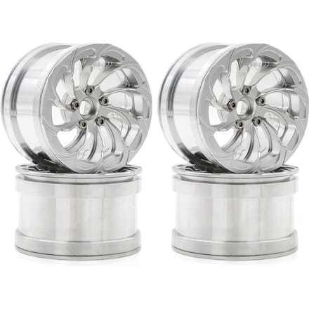 Aluminium Velg Beadlock Velgen Hub 4 stuks 2.2 inch 64*41mm Vervanging voor Axiale Wraith