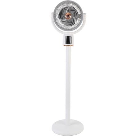 Oscillerende Staande Ventilator Sterke Luchtcirculatie Verstelbare Standaard Ventilator met Timer en Afstandsbediening white