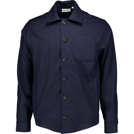 Duquezzi Wool Blend Overshirt Overshirts Donkerblauw Dqa30026005