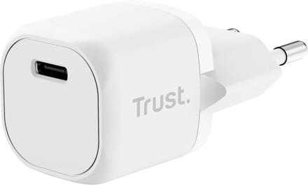 Trust Maxo - 20W USB-C Oplader - Fast Charge - Adapter – voor Telefoon Tablet – Wit