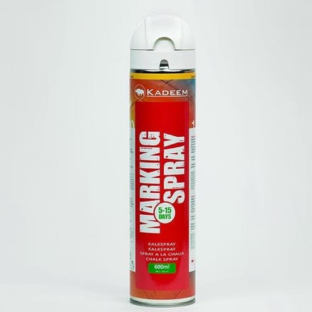 Kadeem Krijtspray tijdelijke markeren Kleur Wit