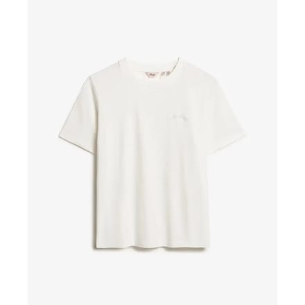 Superdry - Essential T-shirt met geborduurd logo - Dames - T-shirts