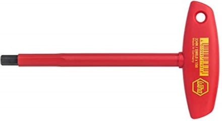 Wiha 27930 VDE Inbusschroevendraaier Sleutelbreedte (metrisch): 6 mm Koplengte: 150 mm Afmeting, lengte: 182 mm