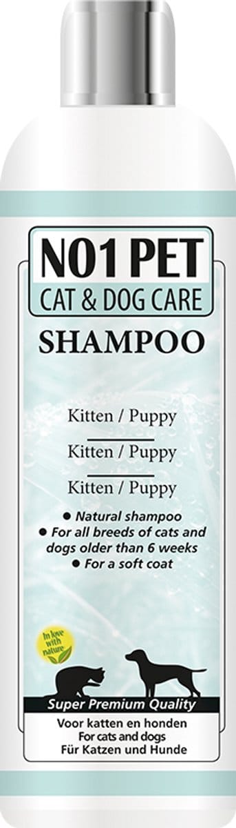 NO1Pet - Kitten - Puppy shampoo - 200ML - Milde formule