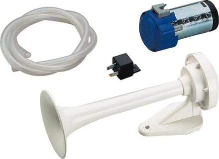 Marco TC1/P witte ABS Scheepshoorn 24 Volt 250 mm