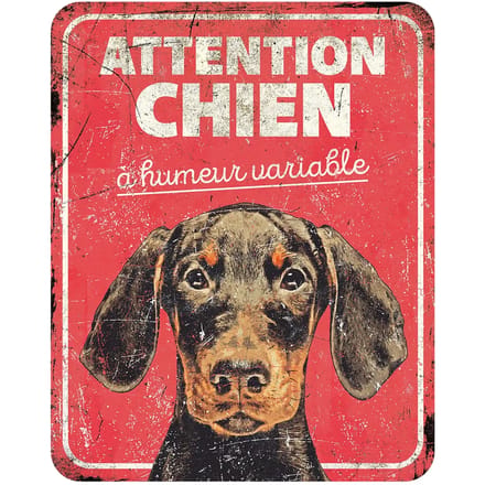 Dobermann waarschuwingsbord van D&D Home