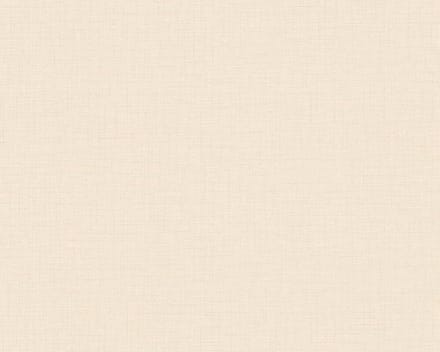 LINNENLOOK BEHANG | Textiel Structuur - crème - A.S. Création My Home My Spa