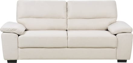 VOGAR - Driezitsbank - Lichtbeige - Polyester